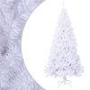 Artificial Christmas Tree with Thick Branches White 6 ft PVC