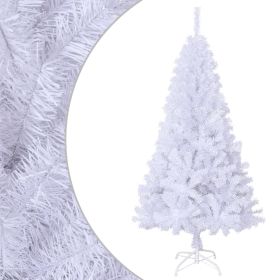 Artificial Christmas Tree with Thick Branches White 5 ft PVC