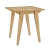 Japandi Minimal Solid Wood Side Table – English Oak