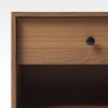 Mid-Century Modern Minimalist 1-Drawer Nightstand – Mocha