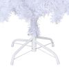 Artificial Christmas Tree with Thick Branches White 6 ft PVC