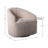 Upholstered 360 Degree Swivel Chair