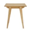 Japandi Minimal Solid Wood Side Table – English Oak