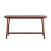 Mid-Century 10015" Modern Dining Table with Trestle Base, Walnut Veneer