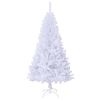 Artificial Christmas Tree with Thick Branches White 5 ft PVC