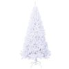 Artificial Christmas Tree with Thick Branches White 6 ft PVC