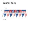 American Flag Patriotic Party Supplies Disposable Tableware Veterans Day Fourth July Favors Independence Day Party Decorations