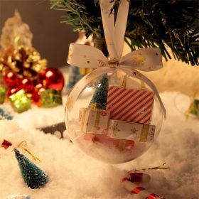 Funny Christmas Ball Ornaments, Mini Hanging Decorations for Family and Friends (Color: Q7)