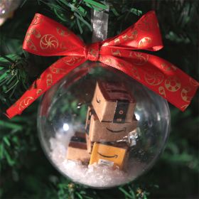 Funny Christmas Ball Ornaments, Mini Hanging Decorations for Family and Friends (Color: Q1)