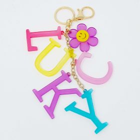 Favorite Word Jingle Key Chain (Style: Lucky)